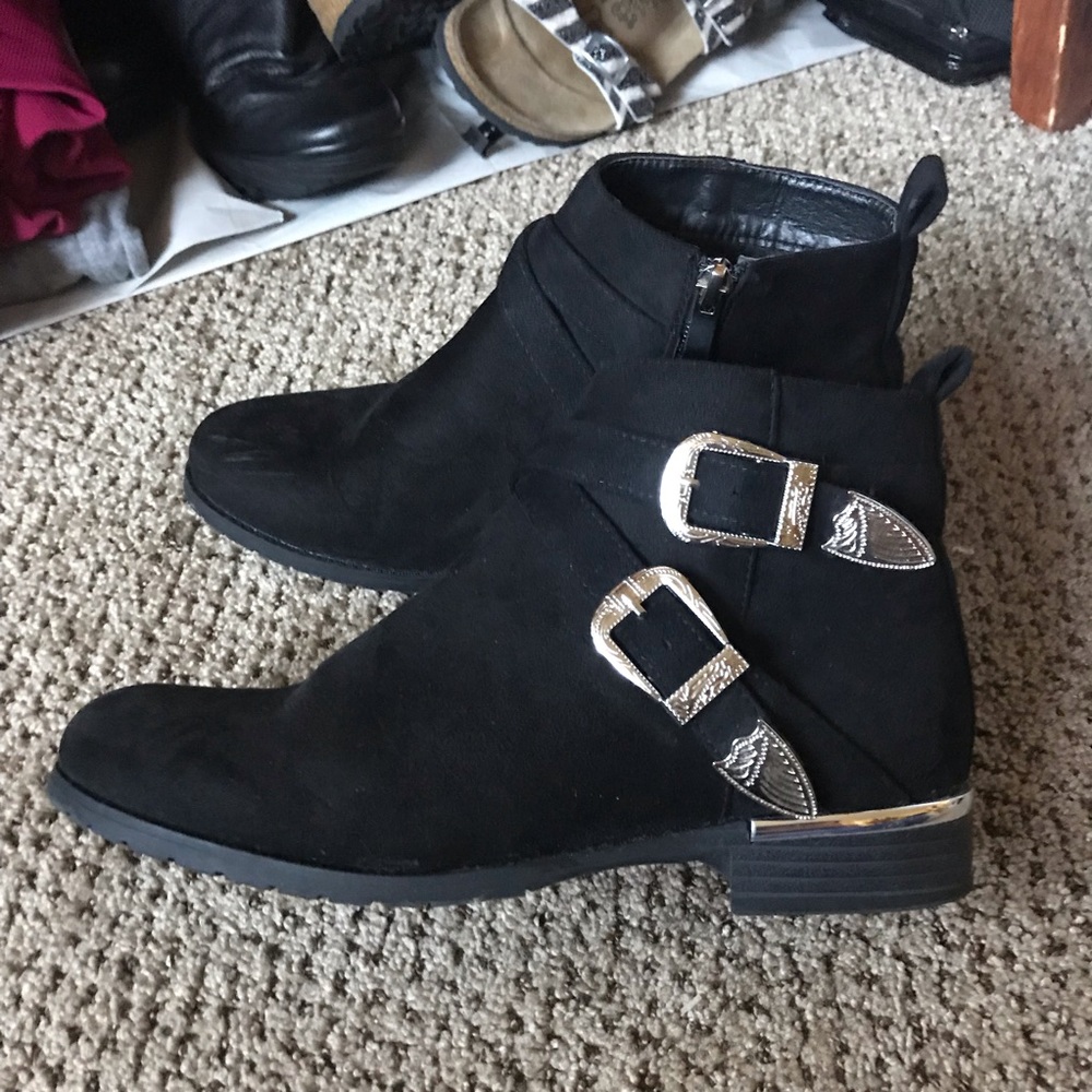 Black booties